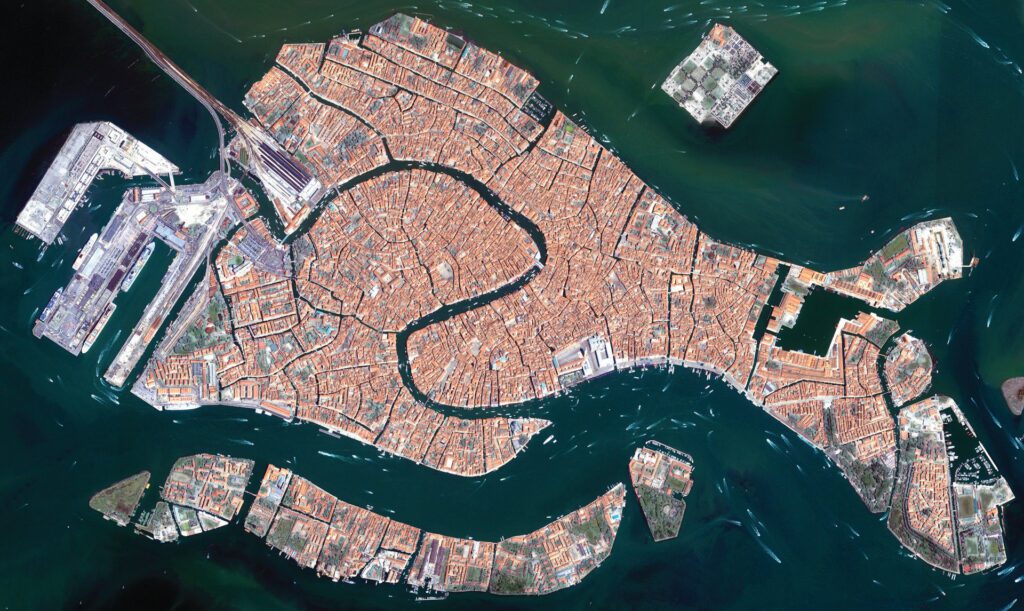 Aerial View of Venice